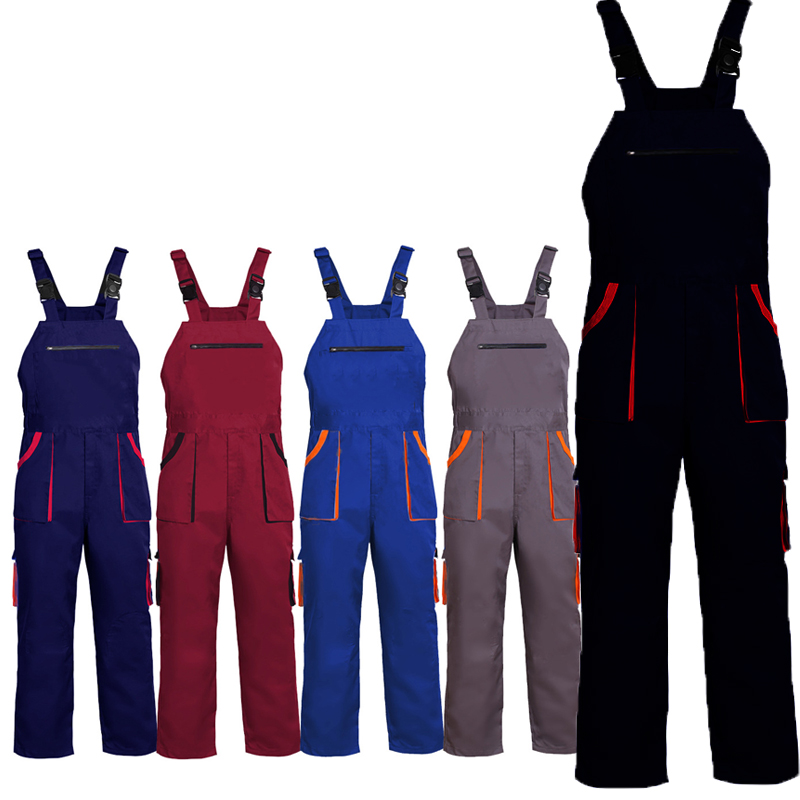Leather Work Overalls - Bib Overalls Mens Women Work Clothing