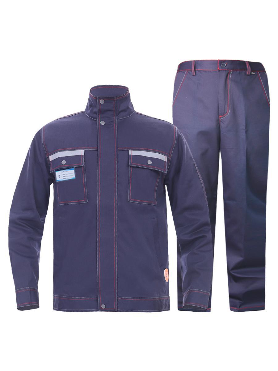 Leather Work Overalls - Welder Work Clothes Men's Anti-scalding Flame