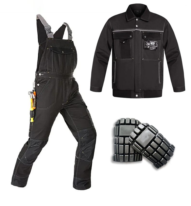Leather Work Overalls - all-in-one work clothes work Overalls Men