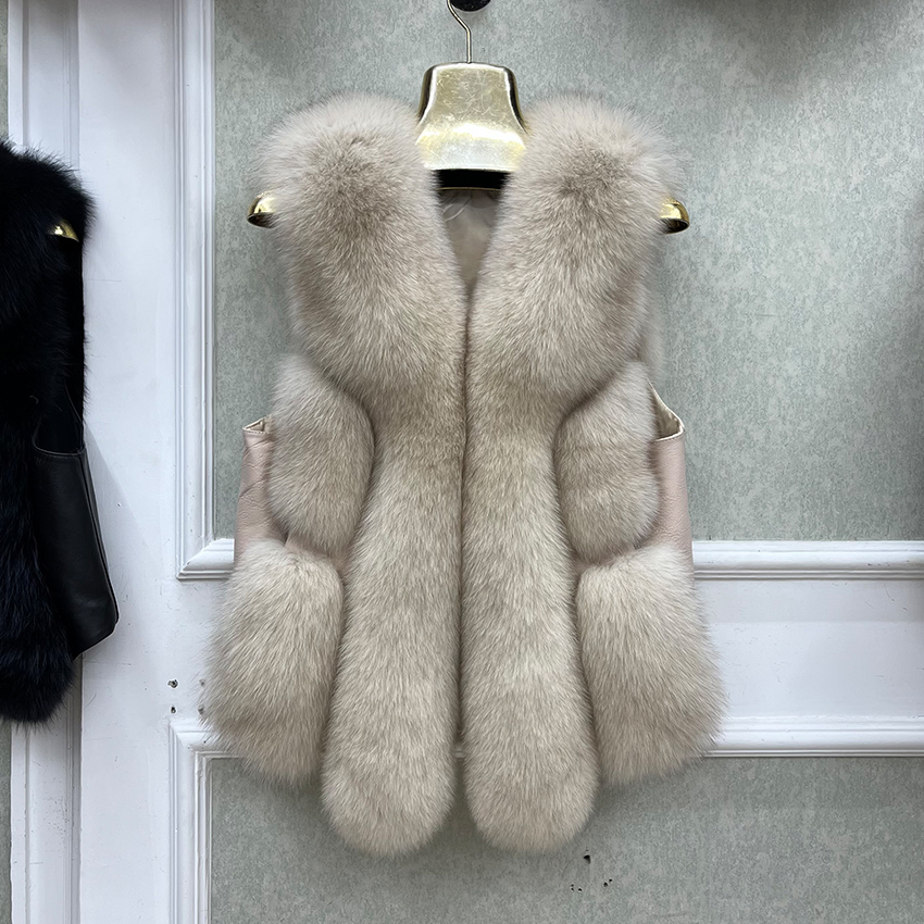 Leather Work Vest - 2026 New Autumn Winter Warm Women's