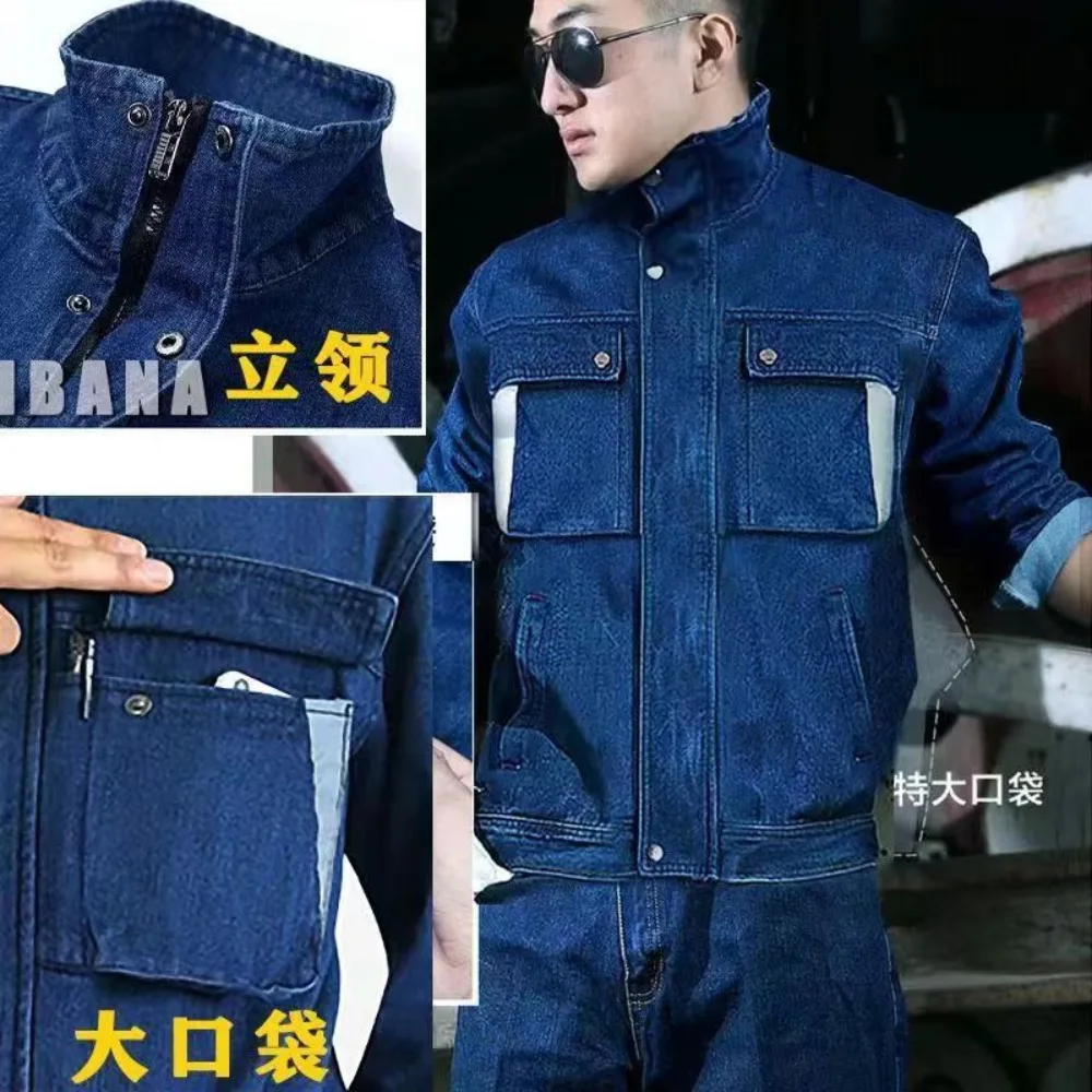 Jeans Work Clothes Electric We - Leather Work Overalls recension och pris