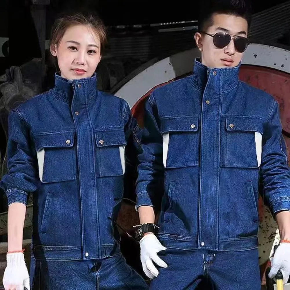 Jeans Work Clothes Electric We - Leather Work Overalls recension och pris
