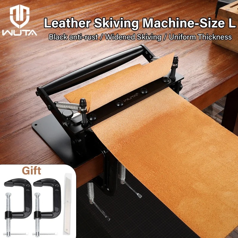 Large Manual Leather Machine S - Skiver Leather Thin recension och pris