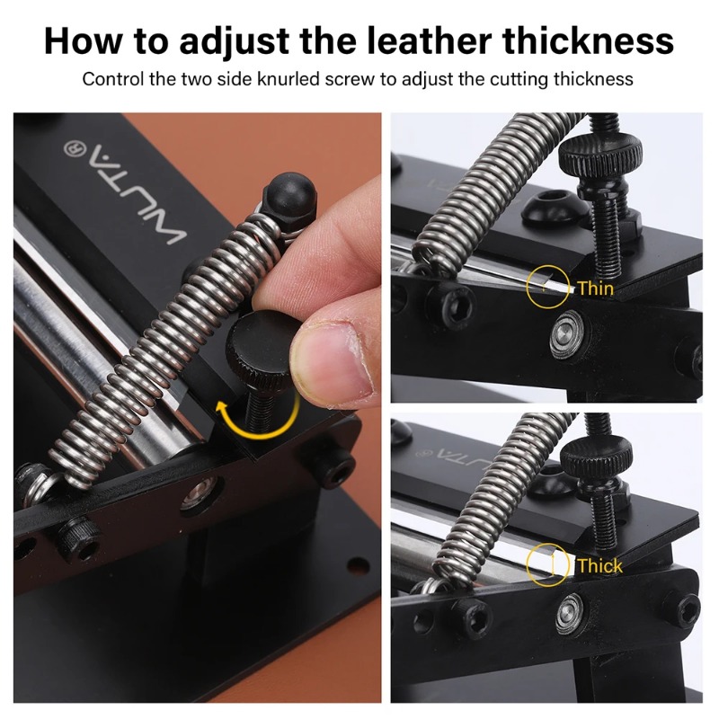Large Manual Leather Machine S - Skiver Leather Thin recension och pris