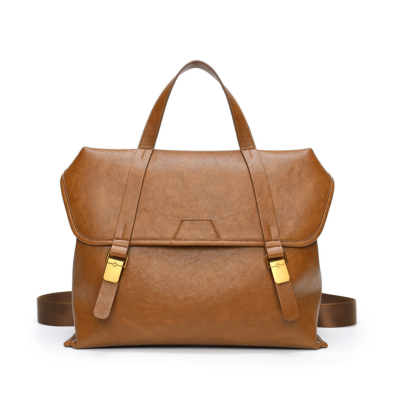 100% genuine leather Vintage S - Leather Work Womens Backpack recension och pris