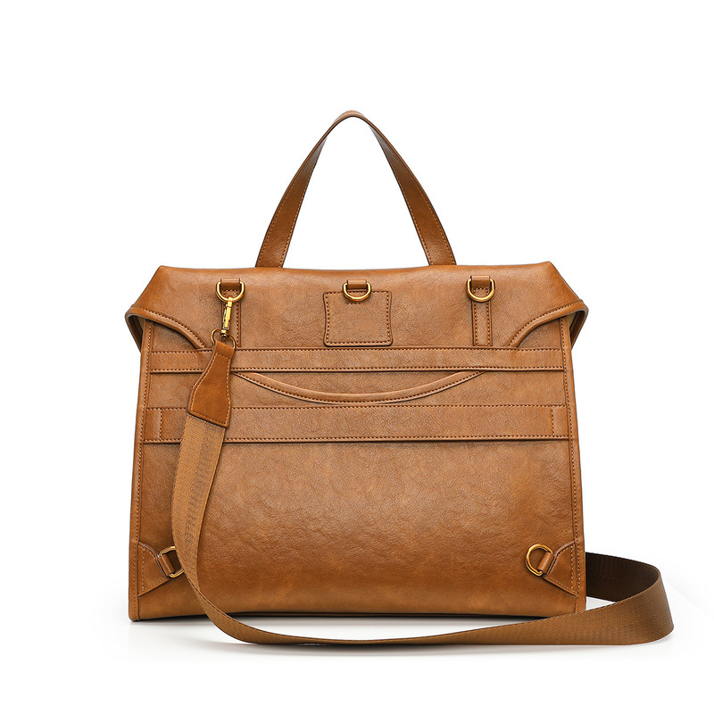 100% genuine leather Vintage S - Leather Work Womens Backpack recension och pris