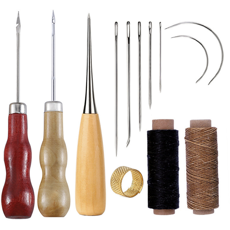 13pcs Waxed Thread Leatherwork - Leatherwork For Beginners recension och pris