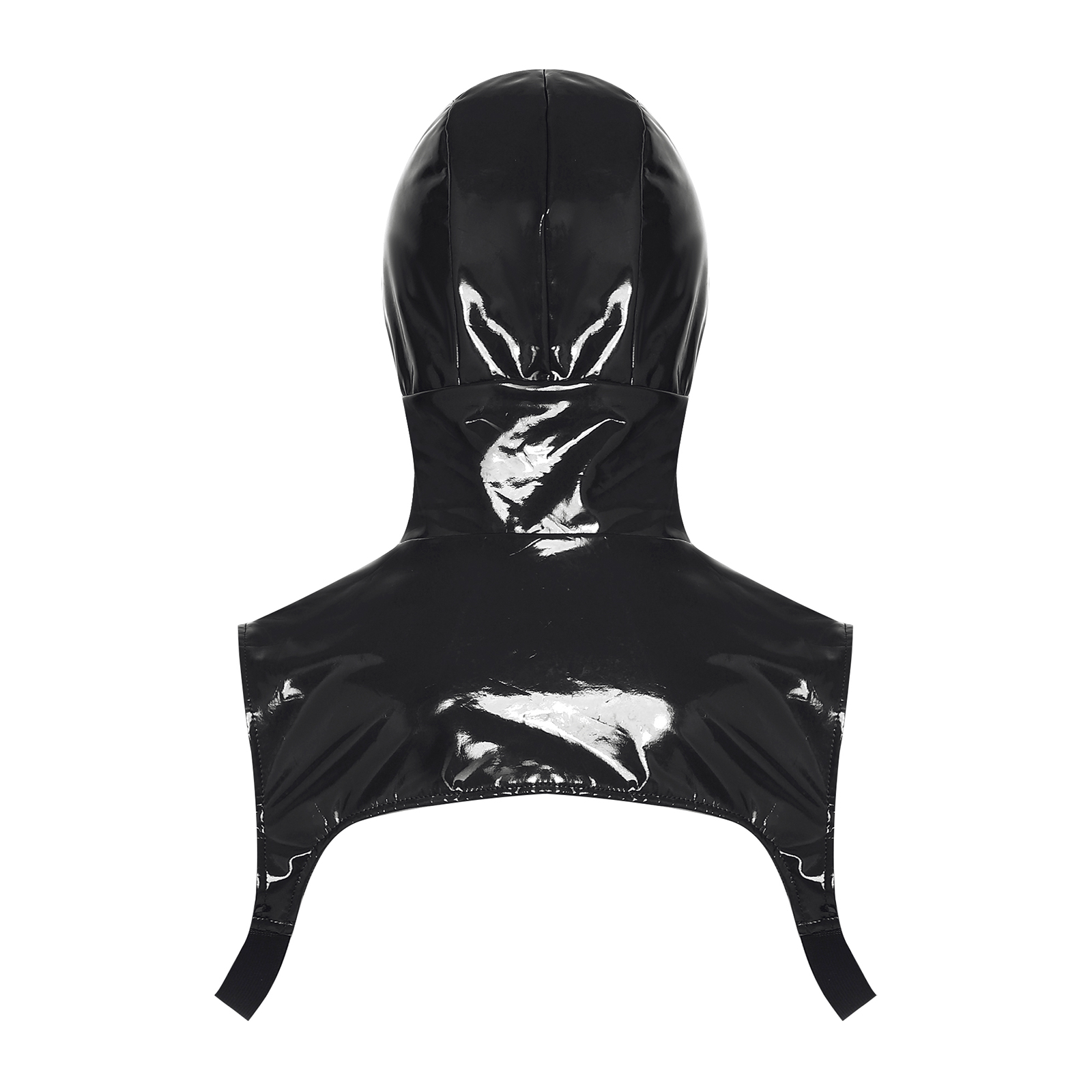 Mens PU Leather Hooded Collar  - Leather Work Vest recension och pris