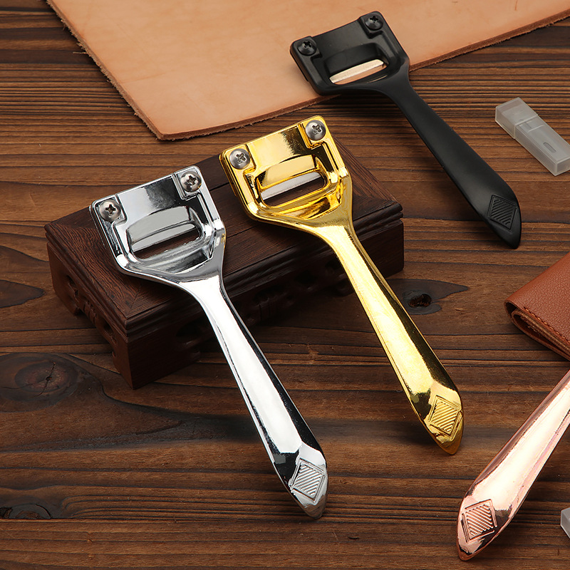 Leather Knife DIY Leather Supe - Skiver Leather Thin recension och pris