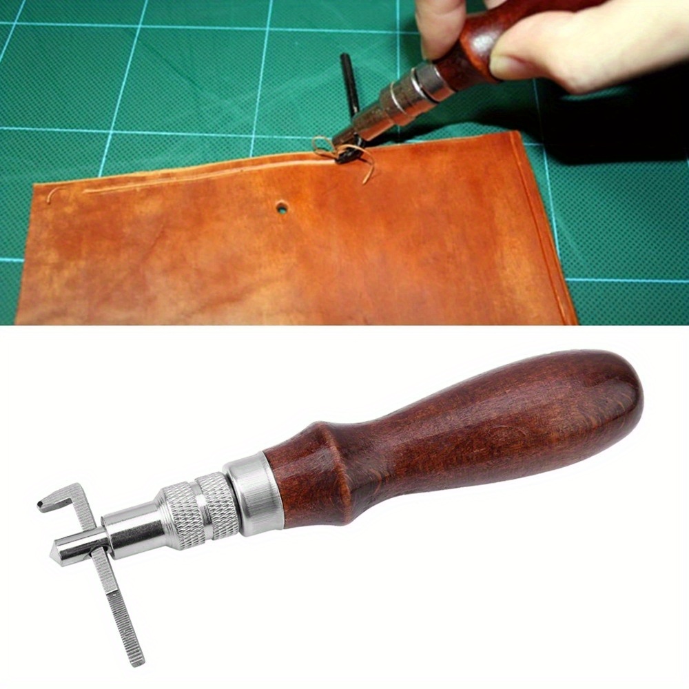 1PC Adjustable Leather Edge St - Leatherwork Accessories recension och pris