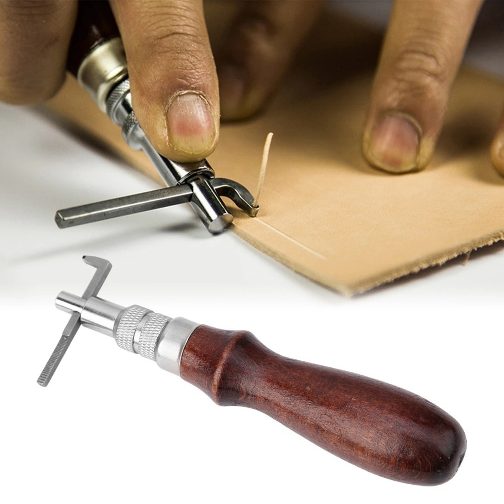 1PC Adjustable Leather Edge St - Leatherwork Accessories recension och pris