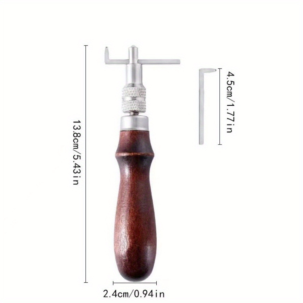 1PC Adjustable Leather Edge St - Leatherwork Accessories recension och pris