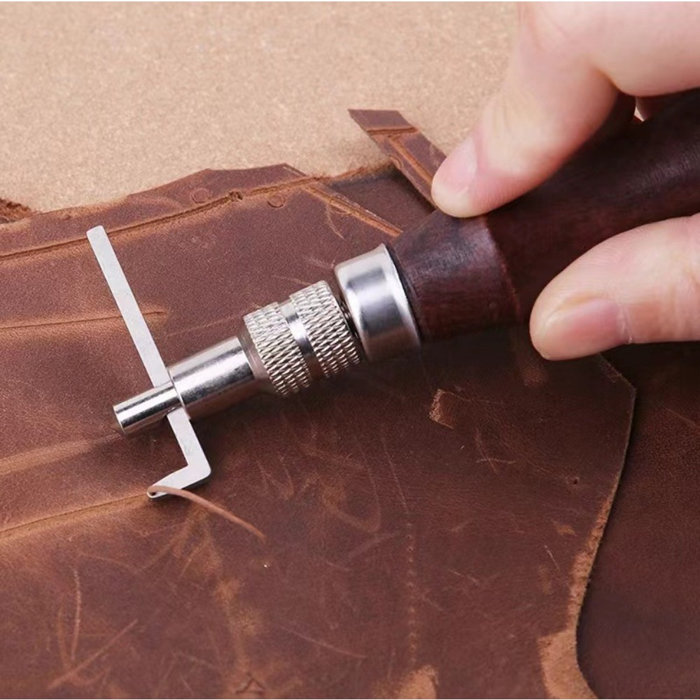 1PC Adjustable Leather Edge St - Leatherwork Accessories recension och pris