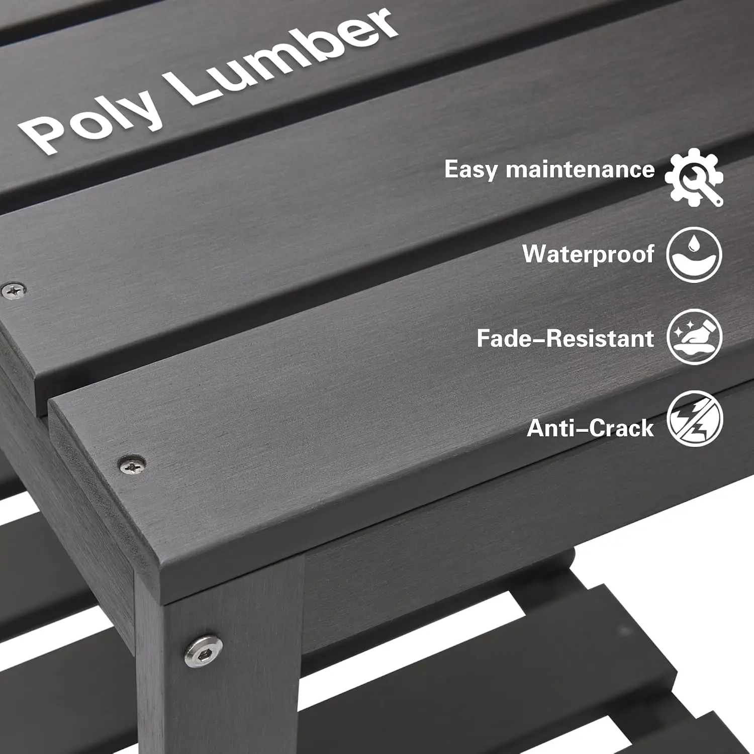 Outdoor Potting Bench, HDPE Pa - Leatherwork Bench recension och pris