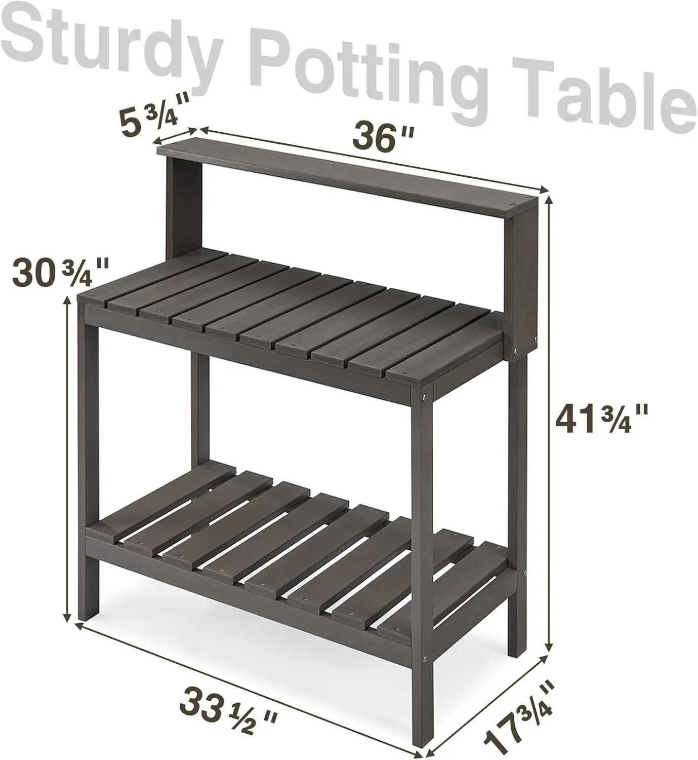 Outdoor Potting Bench, HDPE Pa - Leatherwork Bench recension och pris