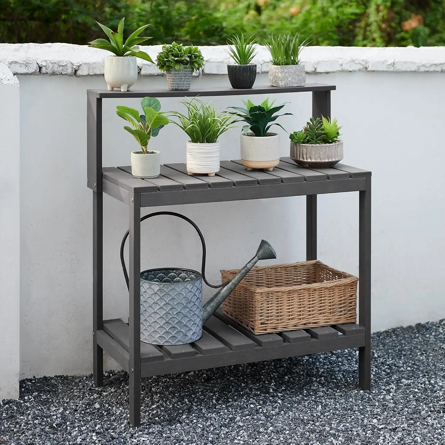 Outdoor Potting Bench, HDPE Pa - Leatherwork Bench recension och pris