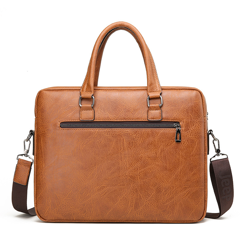 Luxury Brand Man Business Brie - Leatherwork Bag recension och pris