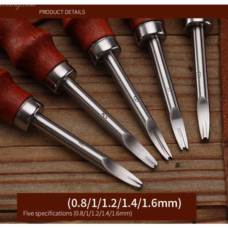 1pc Leather Edge Beveler Skivi - Leatherwork Edge Beveler recension och pris