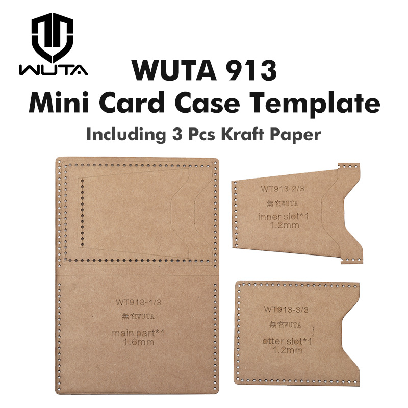 WUTA 913 Mini Card Case Kraft  - Leatherwork Accessories recension och pris