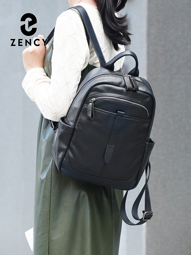Zency Women's Genuine Leather  - Leather Work Womens Backpack recension och pris