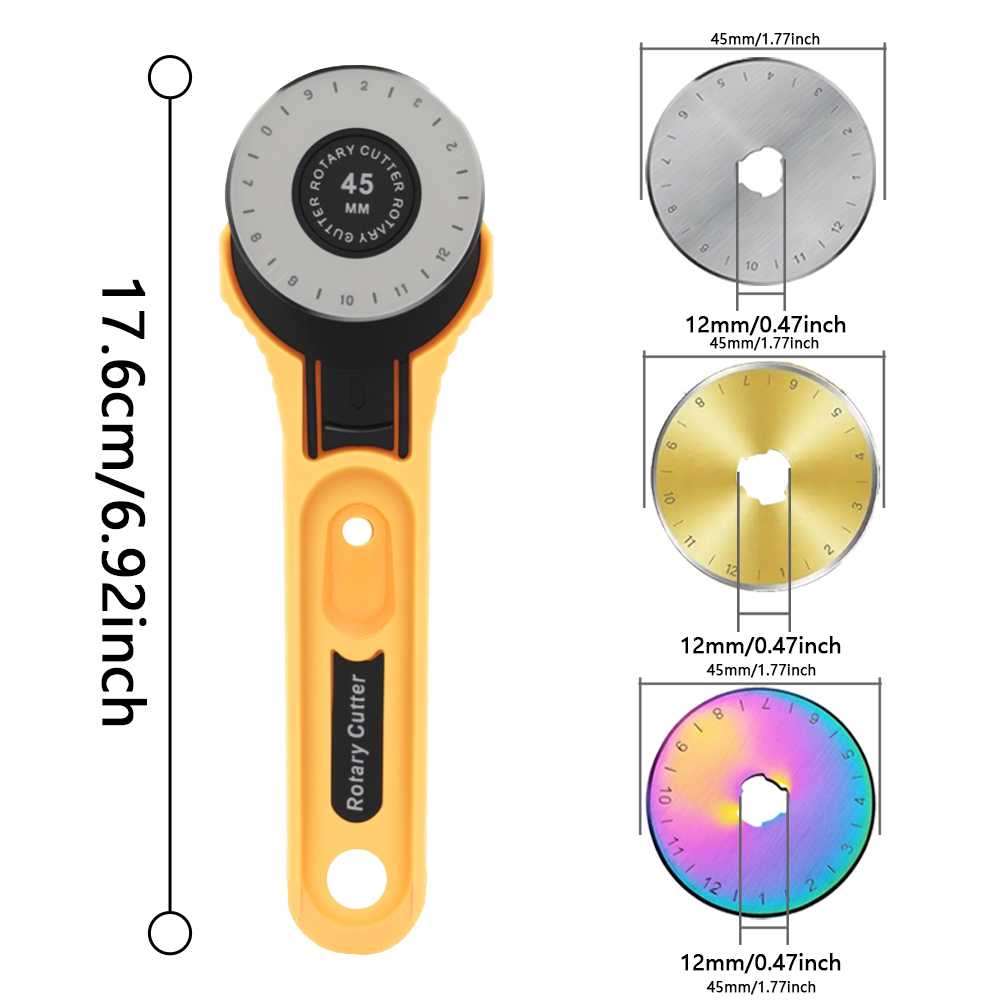 45mm Rotary Fabric Cutter Leat - Leatherwork Accessories recension och pris