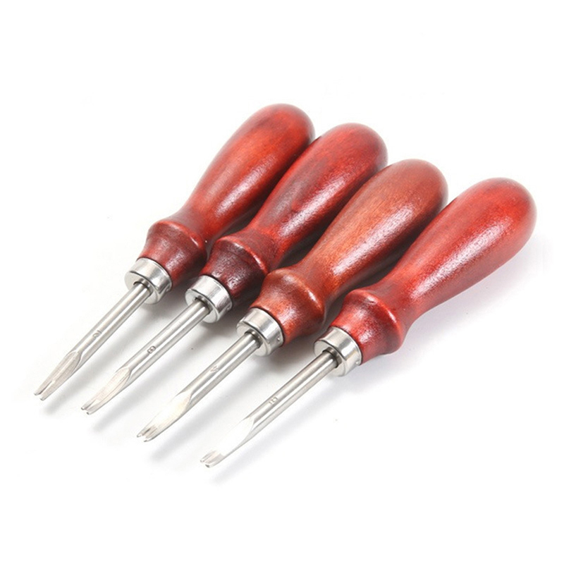 DIY Tools 0.8/1.0/1.2/1.5mm Le - Leatherwork Edge Beveler recension och pris