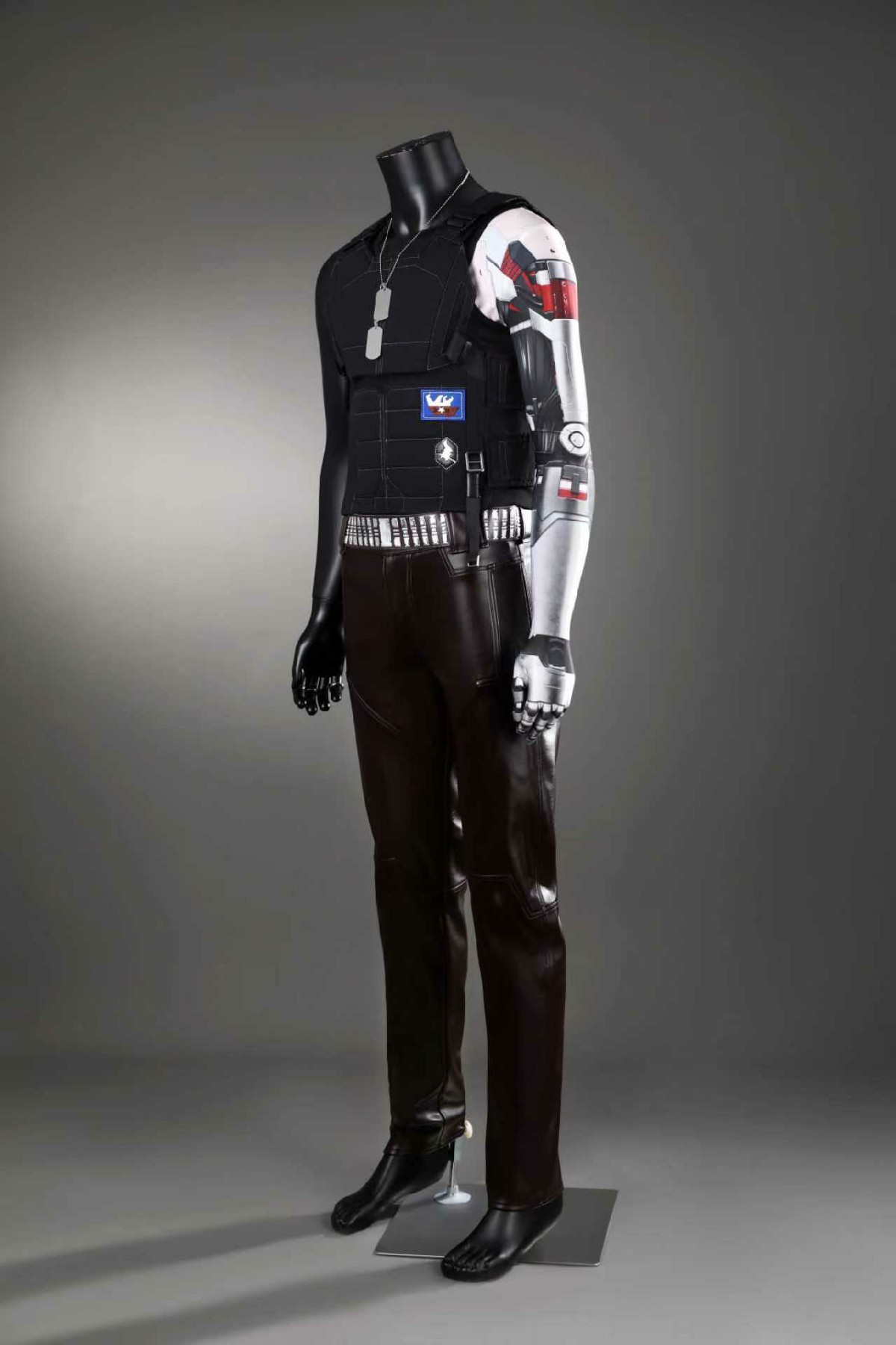 Johnny silverhand Cosplay Cost - Leather Work Vest recension och pris