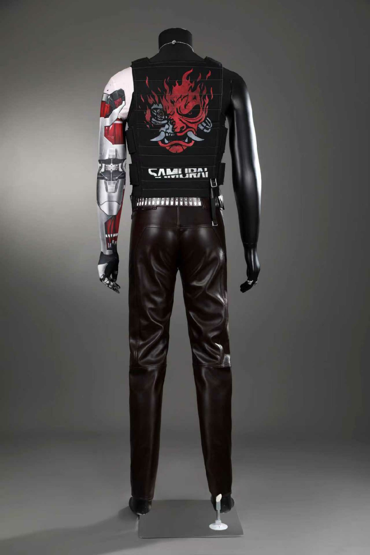 Johnny silverhand Cosplay Cost - Leather Work Vest recension och pris