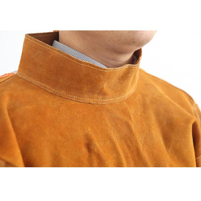 Cowhide Leather Welding Clothe - Leather Work Overalls recension och pris