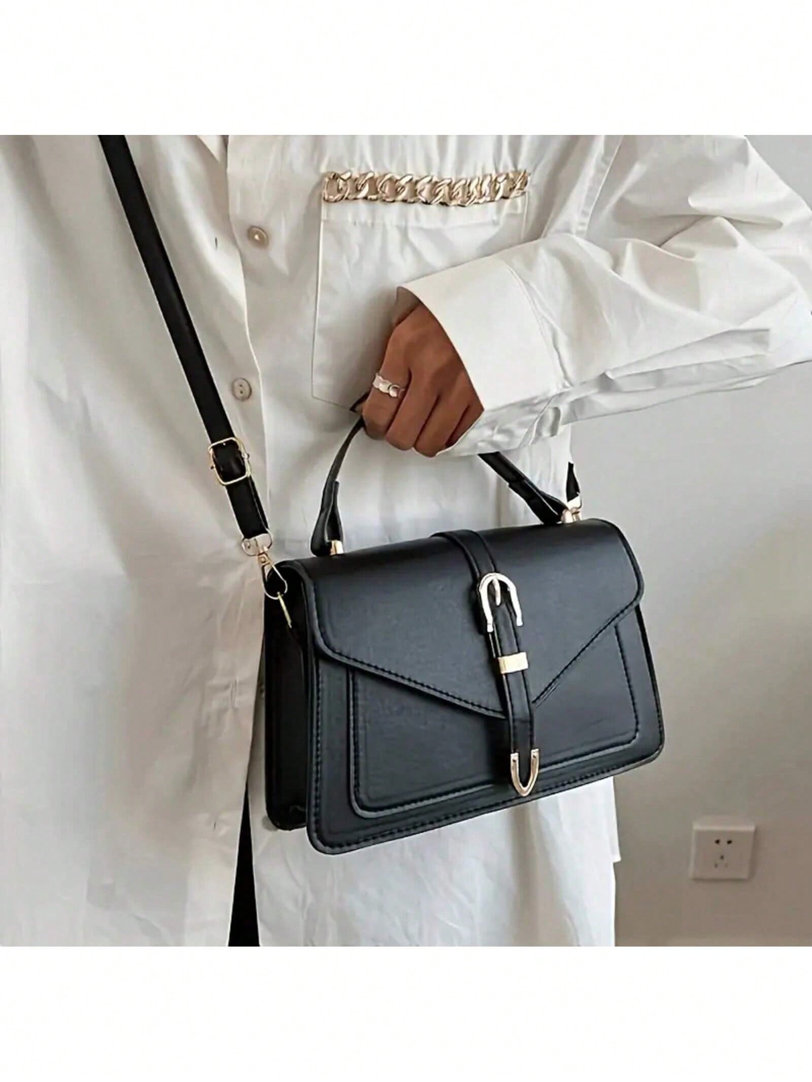 Women PU Leather Handbag Elega - Leatherwork Bag recension och pris