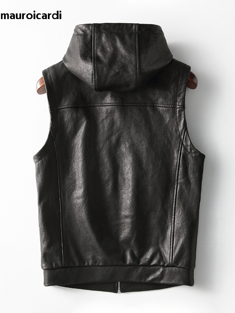Mauroicardi Spring Autumn Luxu - Leather Work Vest recension och pris