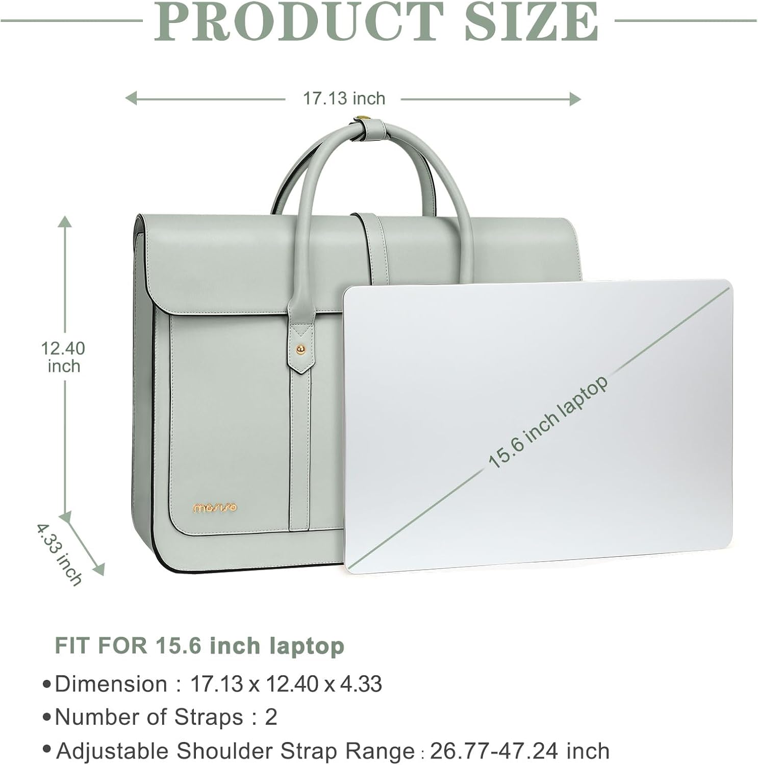 Laptop Bag Women's Handbag 13  - Leather Work Womens Backpack recension och pris