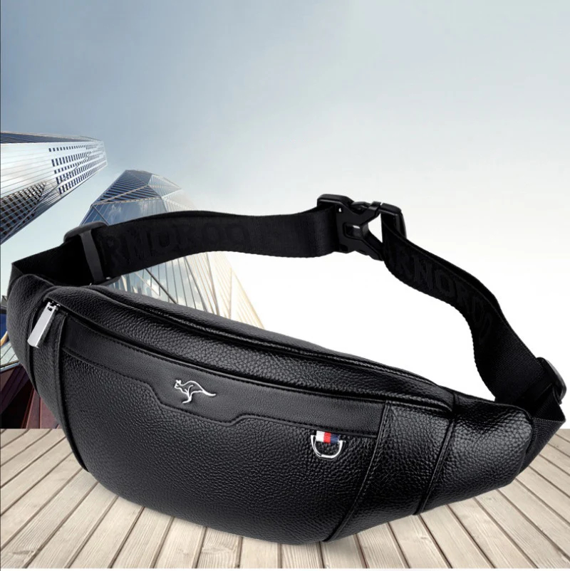 Business Leather Waist Bag Mul - Leatherwork Bag recension och pris