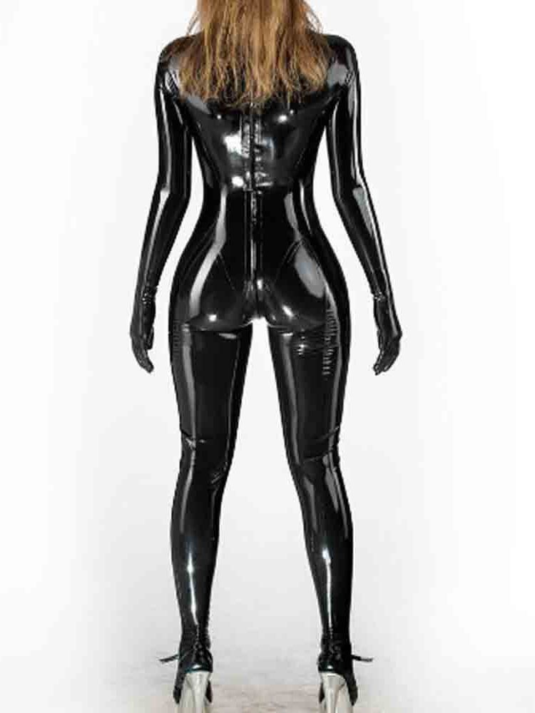 Wet Look PVC Catsuit Shiny PU  - Leather Work Overalls recension och pris