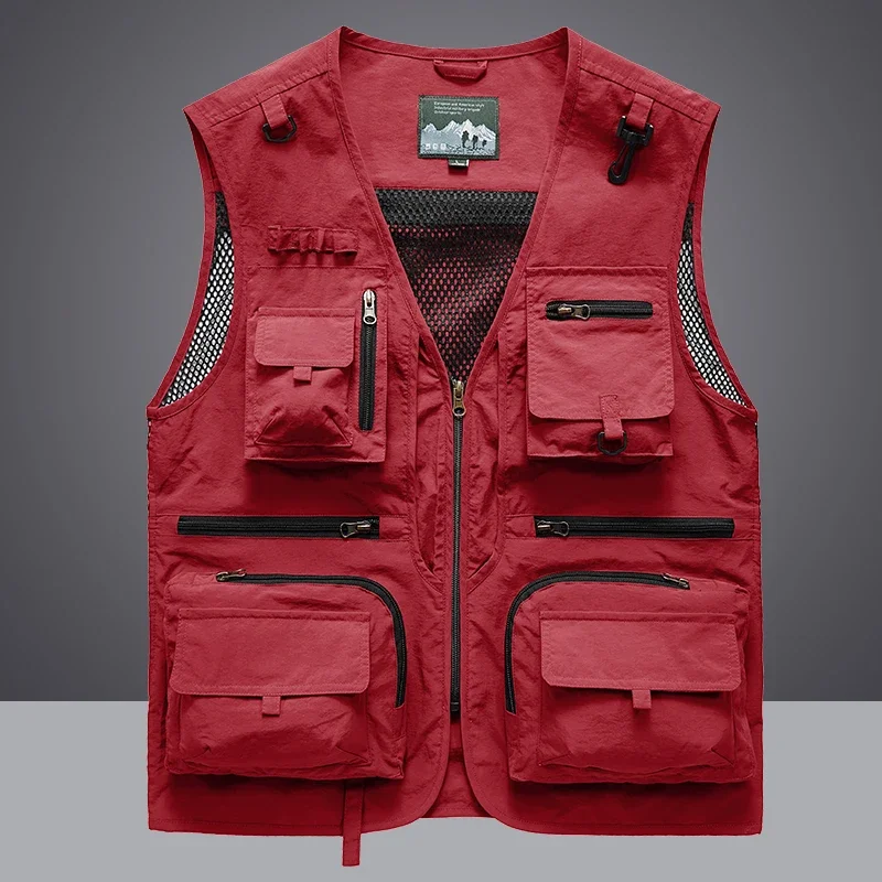 Summer Men Unloading  Vest Coa - Leather Work Vest recension och pris