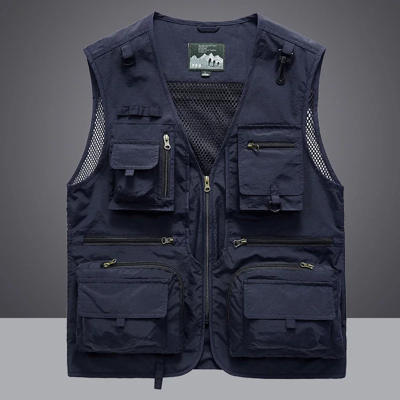 Summer Men Unloading  Vest Coa - Leather Work Vest recension och pris
