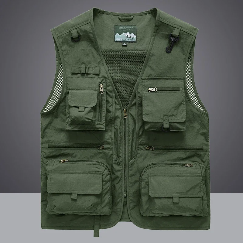 Summer Men Unloading  Vest Coa - Leather Work Vest recension och pris