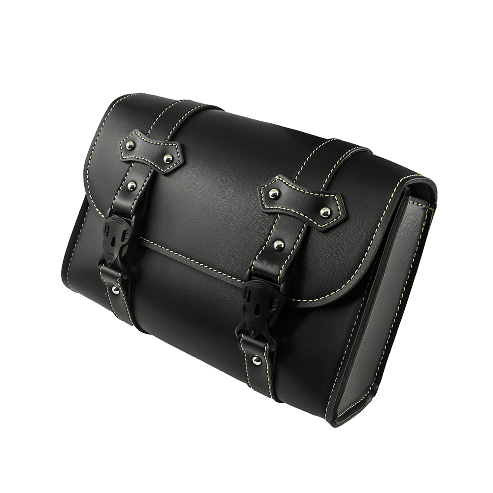 Motorcycle Front Fork Saddleba - Leatherwork Bag recension och pris