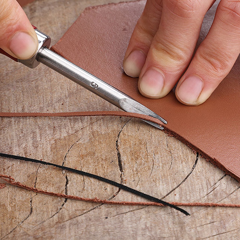 1/ 5Pcs Pack Kits Leather Edge - Leatherwork Edge Beveler recension och pris