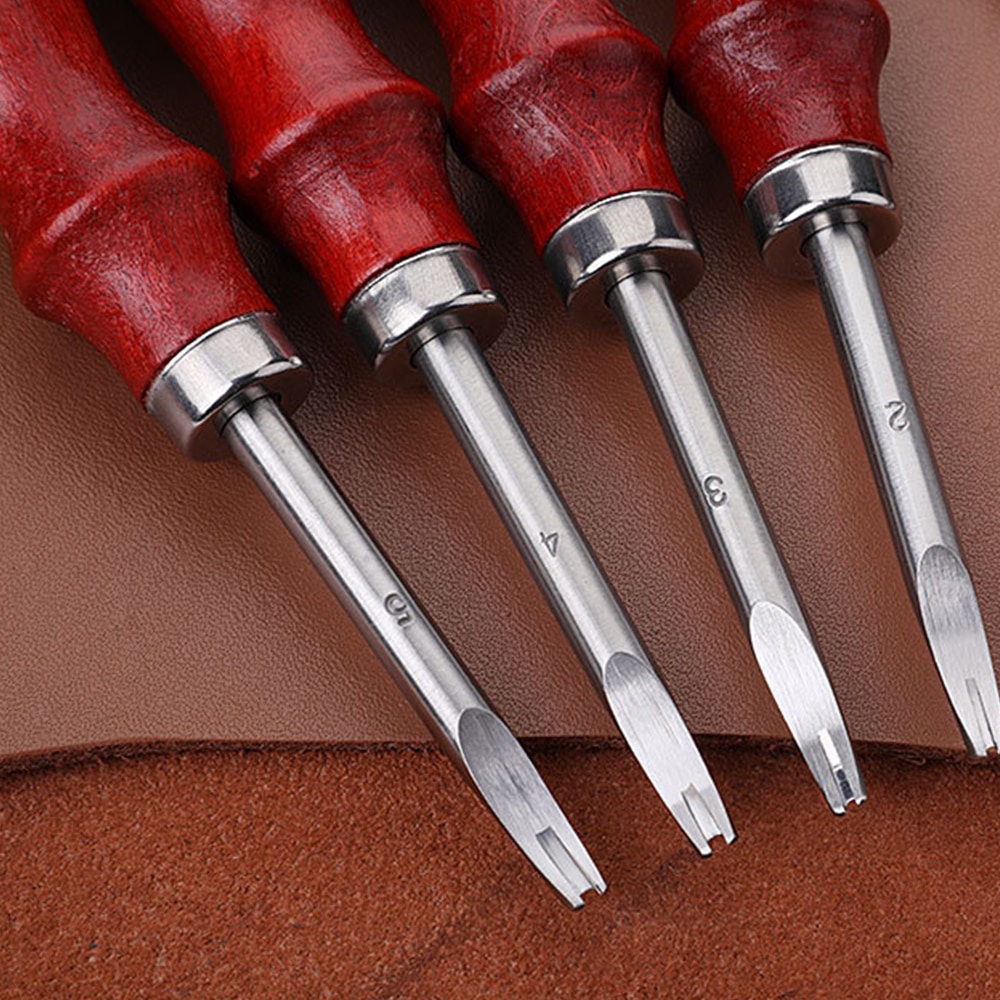 1/ 5Pcs Pack Kits Leather Edge - Leatherwork Edge Beveler recension och pris