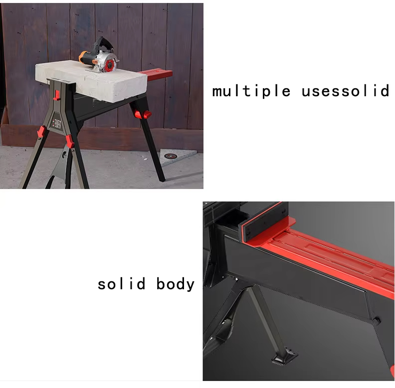 Folding Saw Horse Work Table P - Leatherwork Bench recension och pris