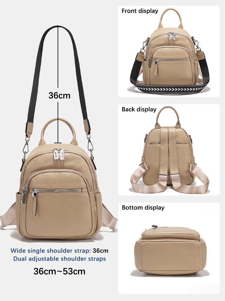 Zency Genuine Leather Small Ba - Leatherwork Bag recension och pris