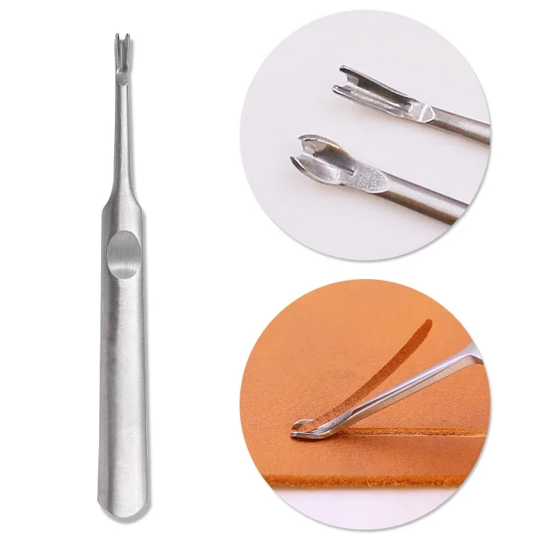 Groover Punching Tool U Shaped - Leatherwork Edge Beveler recension och pris