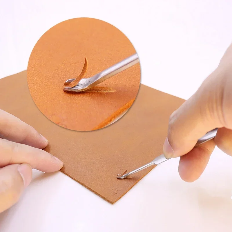 Groover Punching Tool U Shaped - Leatherwork Edge Beveler recension och pris