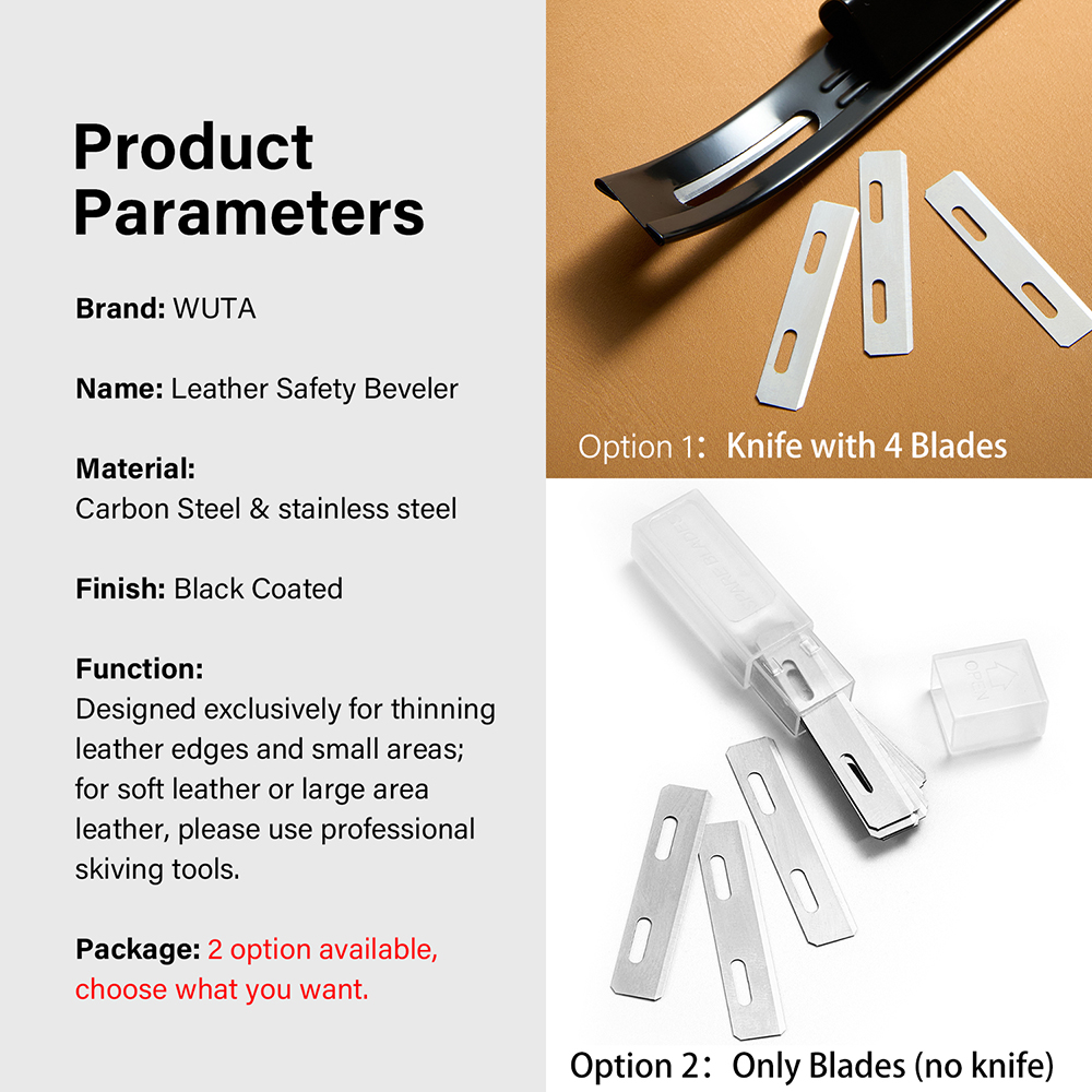 WUTA Sharp Leather Safety Beve - Leatherwork Accessories recension och pris