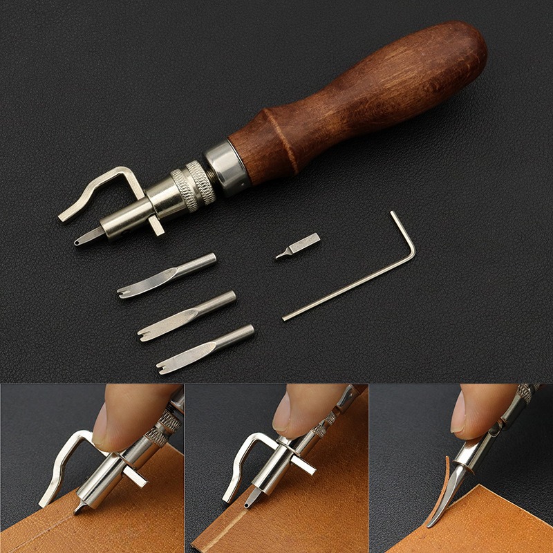 7 in 1 Pro Adjustable Leather  - Leatherwork Edge Beveler recension och pris