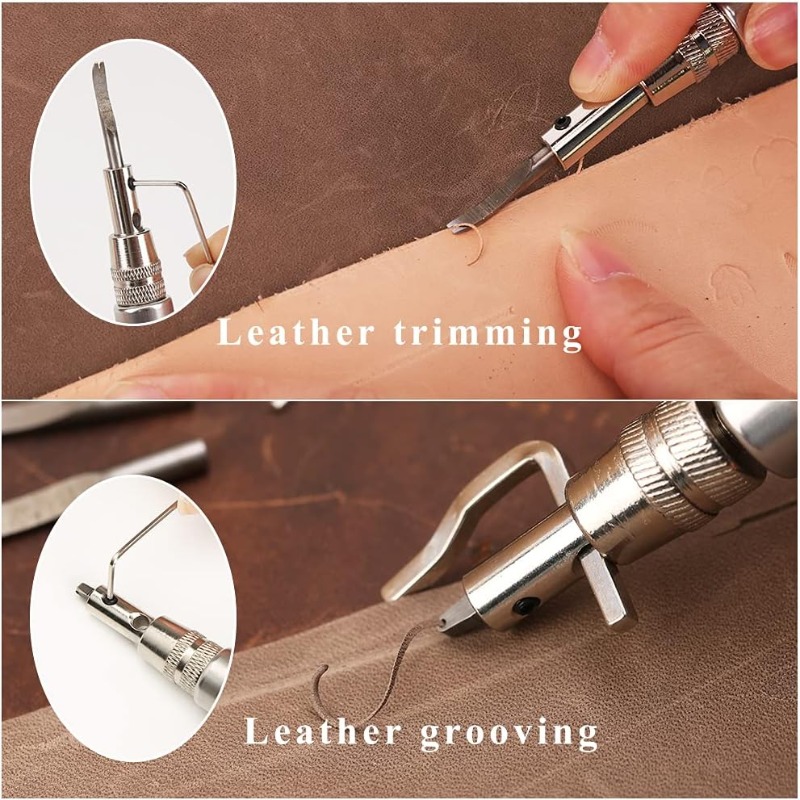 7 in 1 Pro Adjustable Leather  - Leatherwork Edge Beveler recension och pris