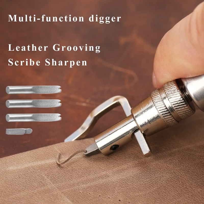 7 in 1 Pro Adjustable Leather  - Leatherwork Edge Beveler recension och pris