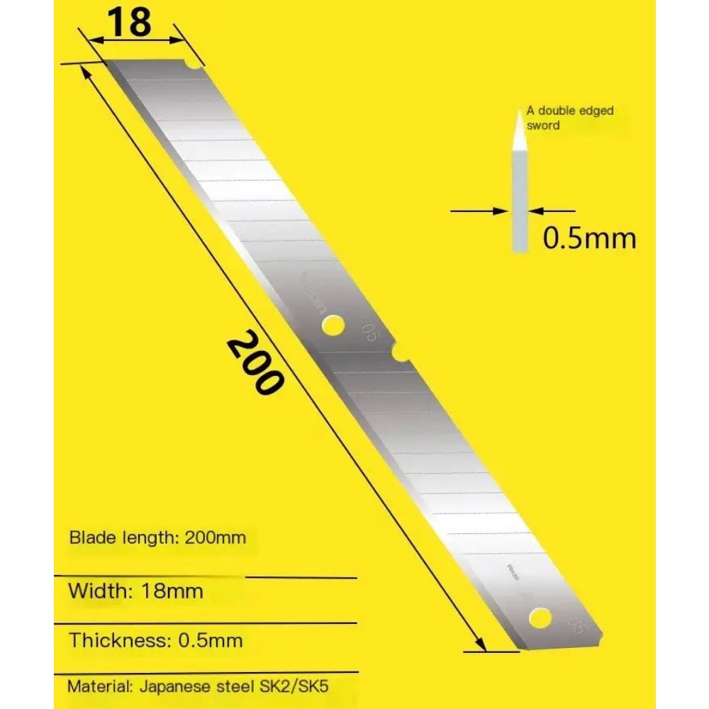 200mm Extended Manual Leather  - Skiver Leather Thin recension och pris