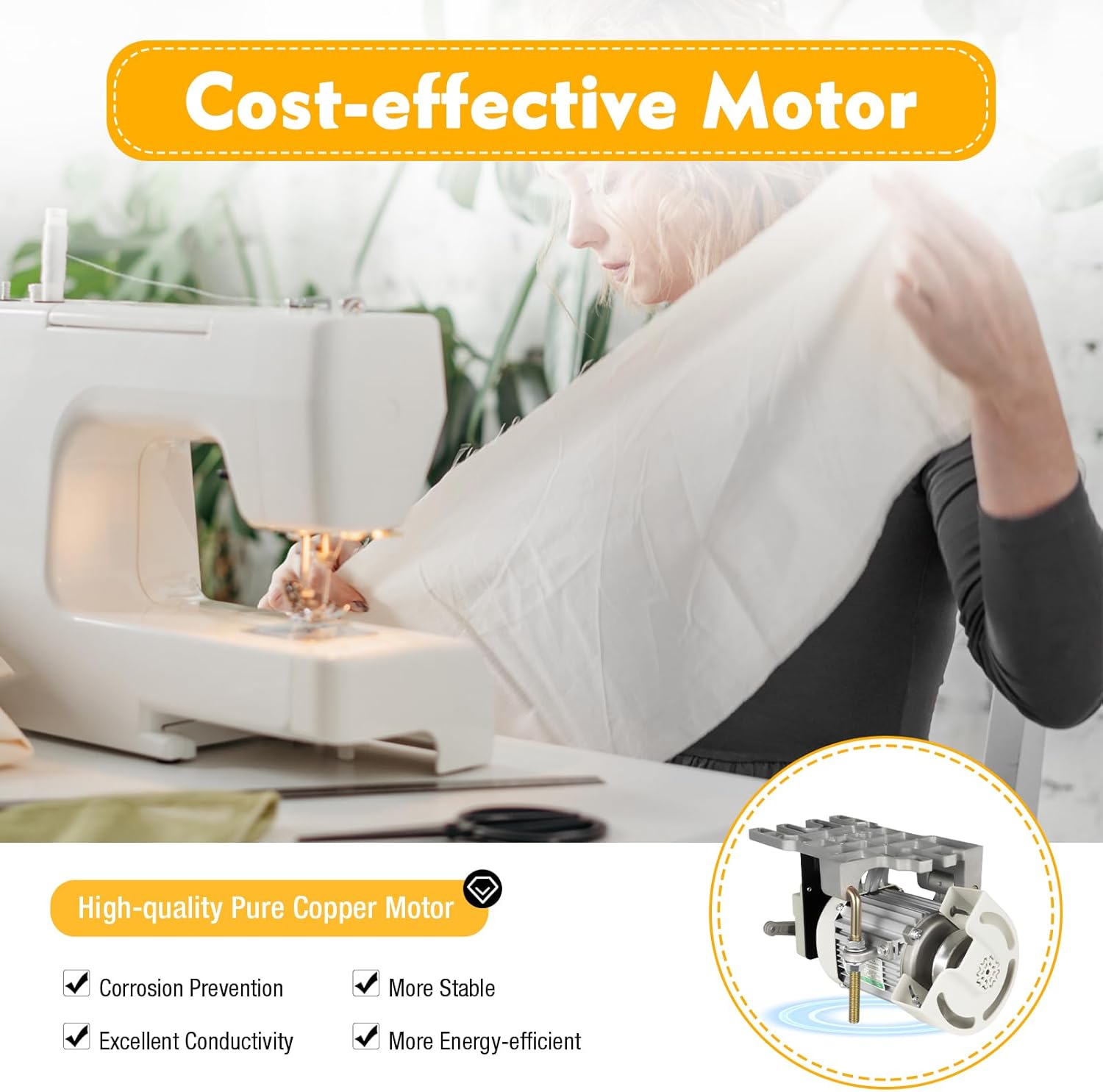 SM-801 Sewing Machine Electric - Skiver Leather Thin recension och pris